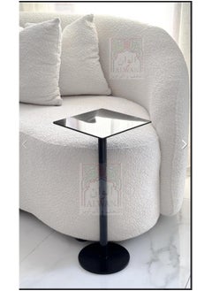 24cm round acrylic serving table