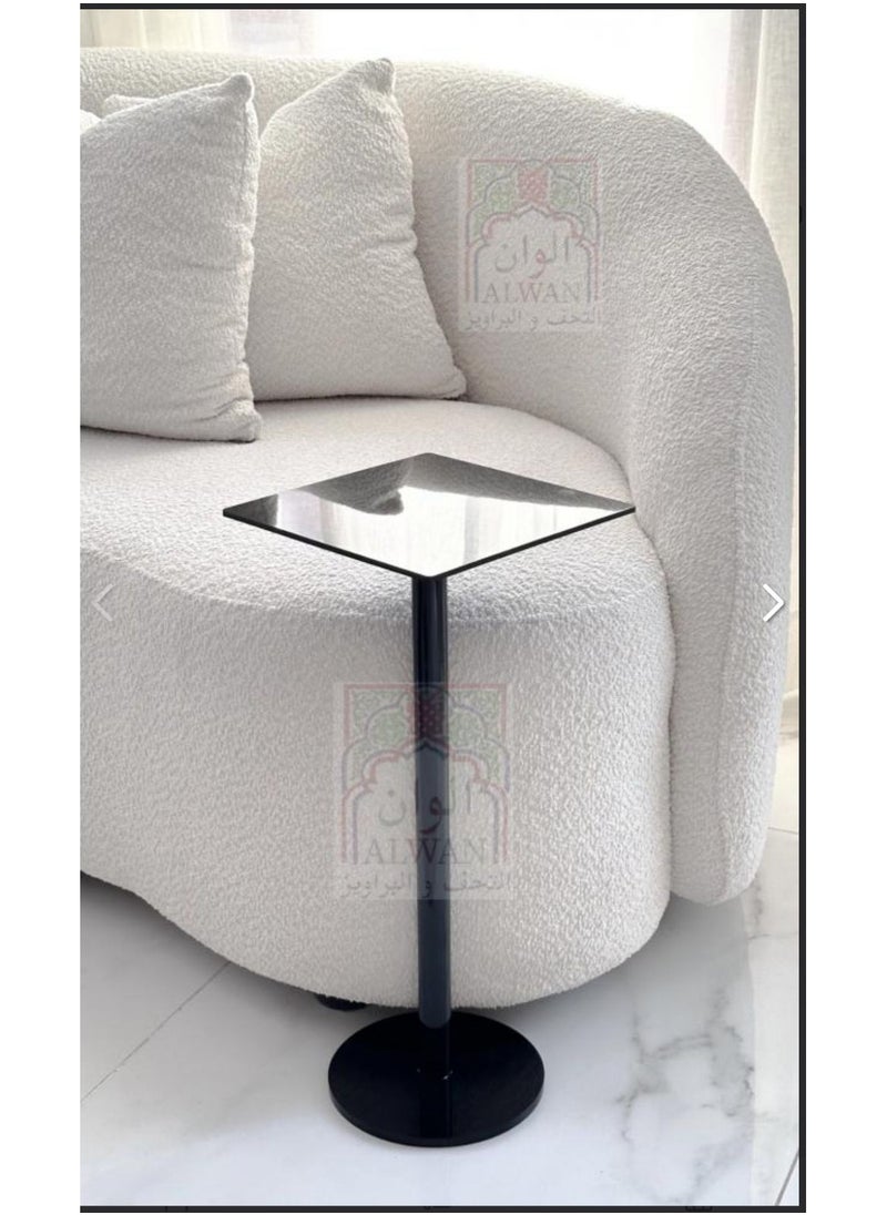 alwan antiques and frames 24cm round acrylic serving table 