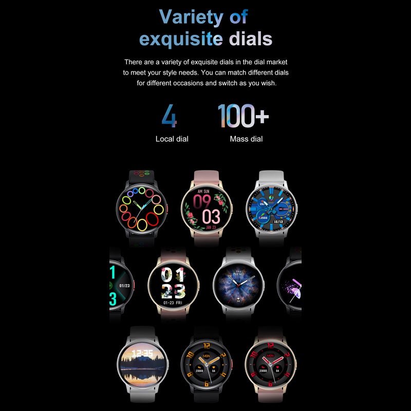 LEMFO LF28Pro Smart Sports Bracelet 1.28'' TFT Full-touch Screen BT Call AI Voice Assistant Fitness Health Monitor Metal Body Various Dials IP67 Waterproof Compatible with   Android iOS - Image 2