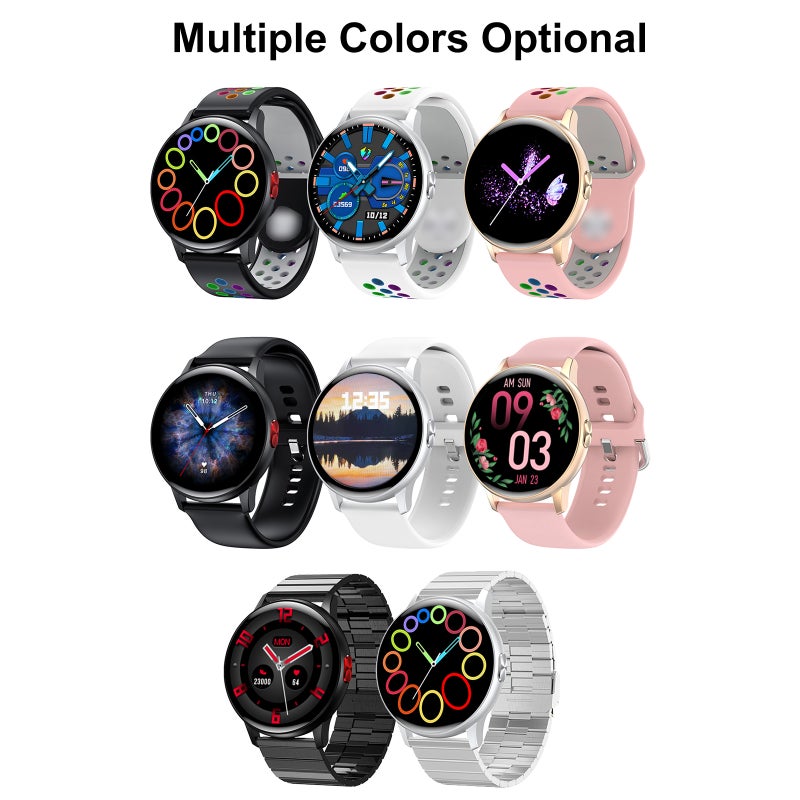 LEMFO LF28Pro Smart Sports Bracelet 1.28'' TFT Full-touch Screen BT Call AI Voice Assistant Fitness Health Monitor Metal Body Various Dials IP67 Waterproof Compatible with   Android iOS - Image 5