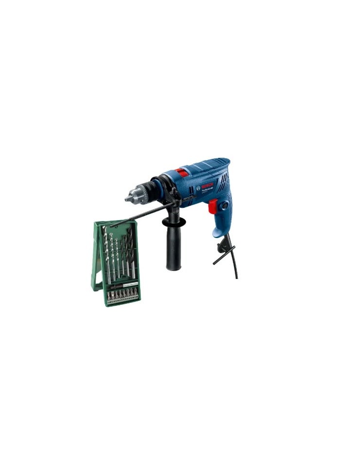 BOSCH - Gsb 570 Percussion Drill With 15 Pieces Promoline Acc Set - Image 1