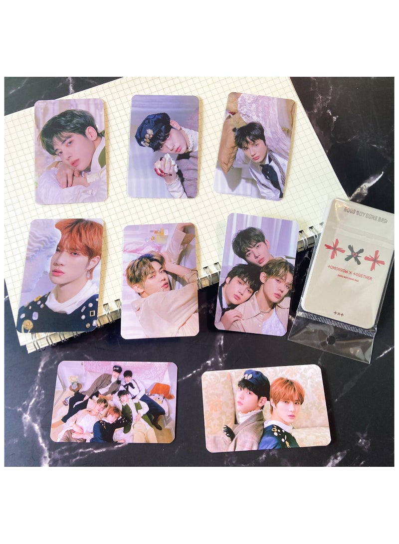 NIBEMINENT 8 Pcs Kpop TXT GOOD BOY GONE BAD Lomo Cards Card For Fans Collection Gifts - Image 2