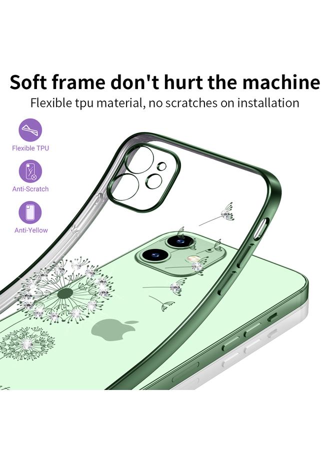 Zaboon Case For iPhone 12 Pro Max Ultra-thin Electroplating Dandelion Pattern Protective Case - Image 5