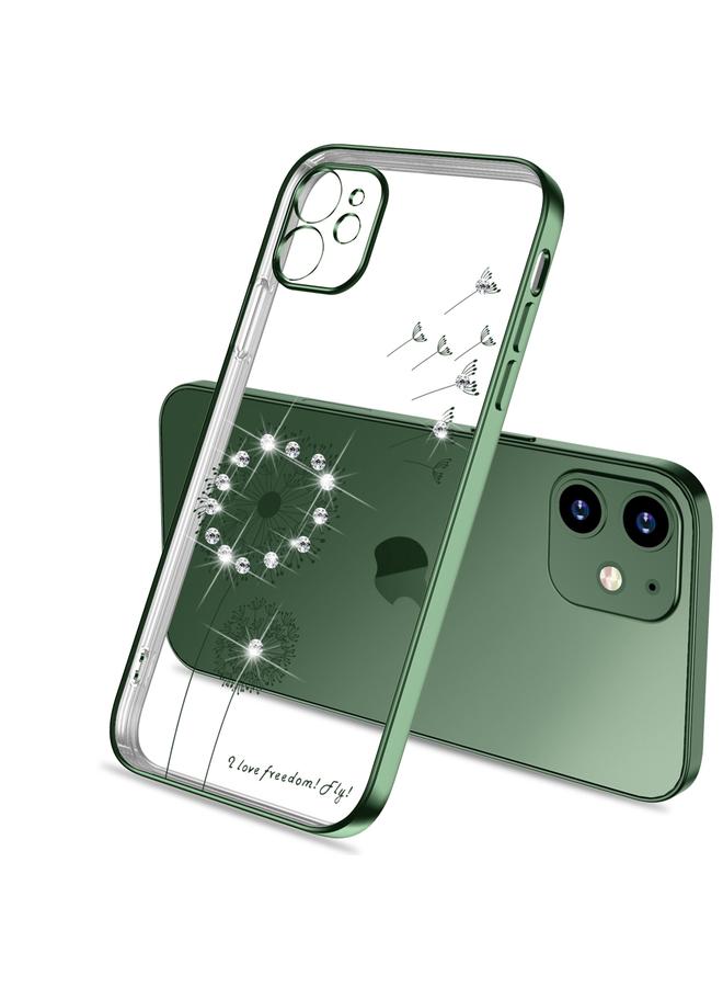 Zaboon Case For iPhone 12 Pro Max Ultra-thin Electroplating Dandelion Pattern Protective Case - Image 1