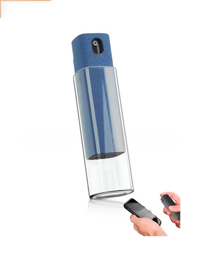 Taimi All-in-One Touchscreen Cleaner, Spray and Built-in Microfiber Cloth with Clear Protective Case, Screen Cleaner for All Phones, Laptop and Tablet - Blue - Image 1