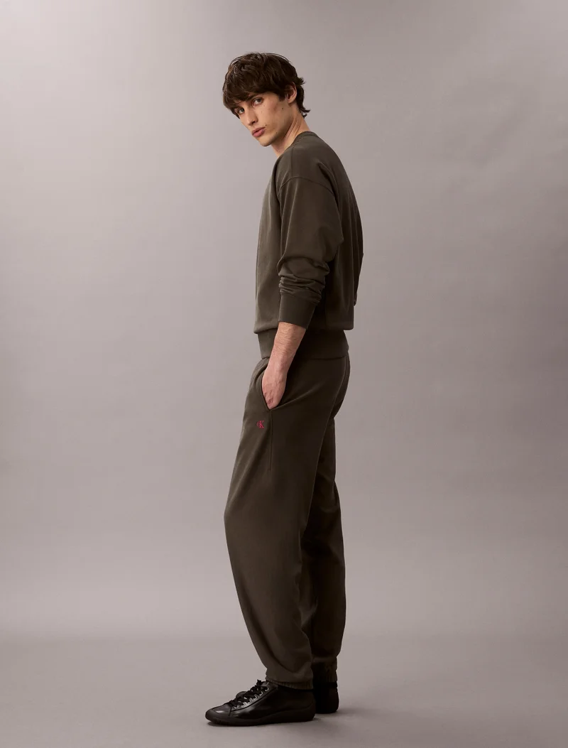 Calvin Klein Jeans Cotton Terry Monogram Joggers