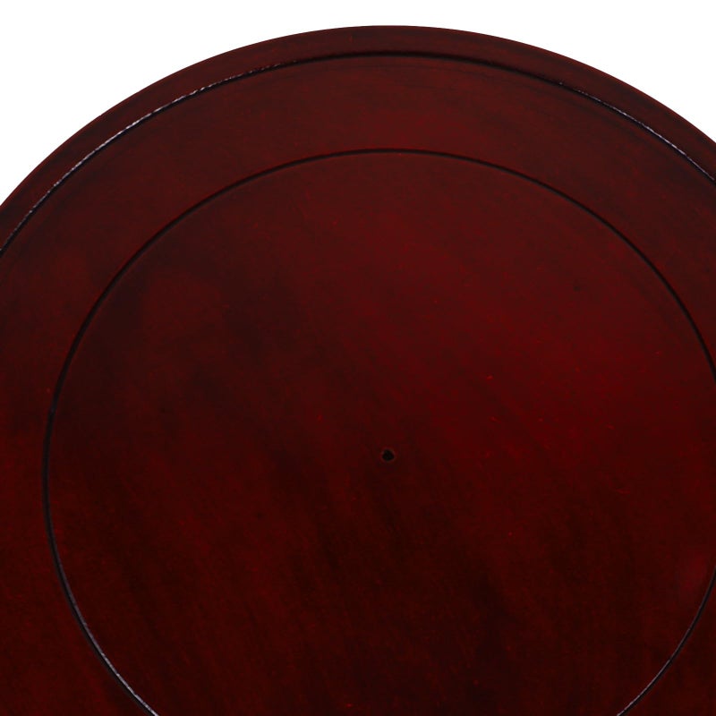 Black Rosewood Display Stand Pedestal Base for Vase Plant and Collectibles - Image 4