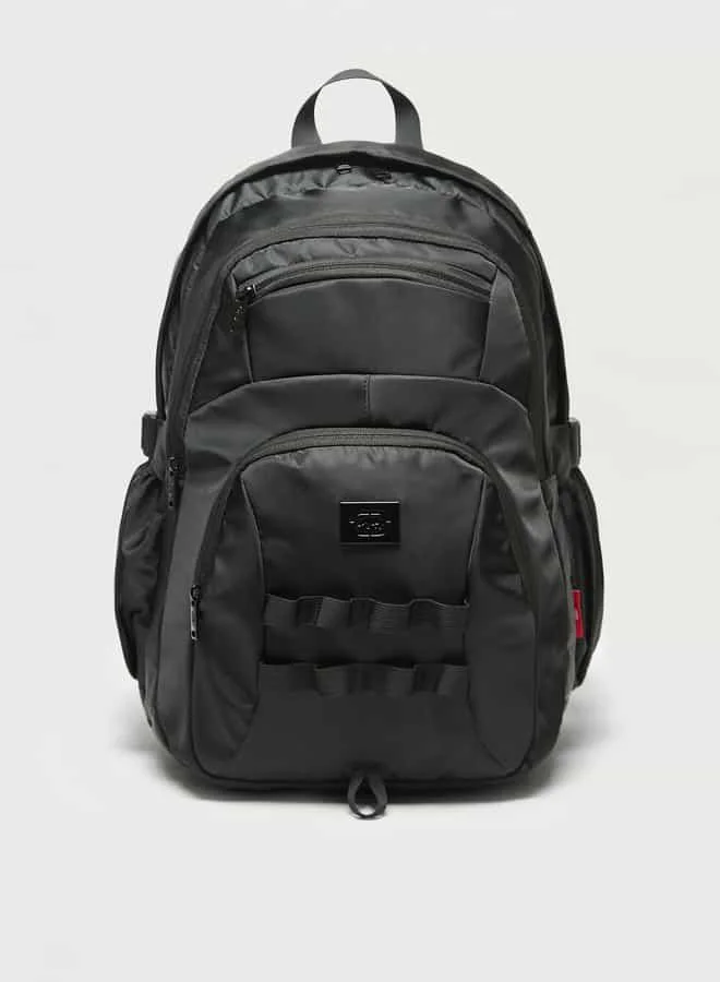 Ecko Unltd Solid Backpack with Adjustable Shoulder Straps