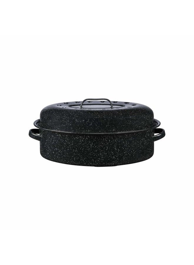 Granite Ware Covered Oval Roasters 0509 - Image 1