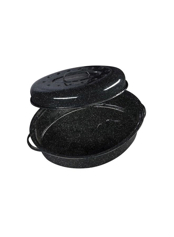 Granite Ware Covered Oval Roasters 0509 - Image 2