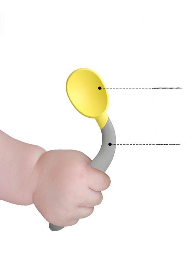 kiddoz Twisted Fork Spoon - Green - Pkt  - Image 5