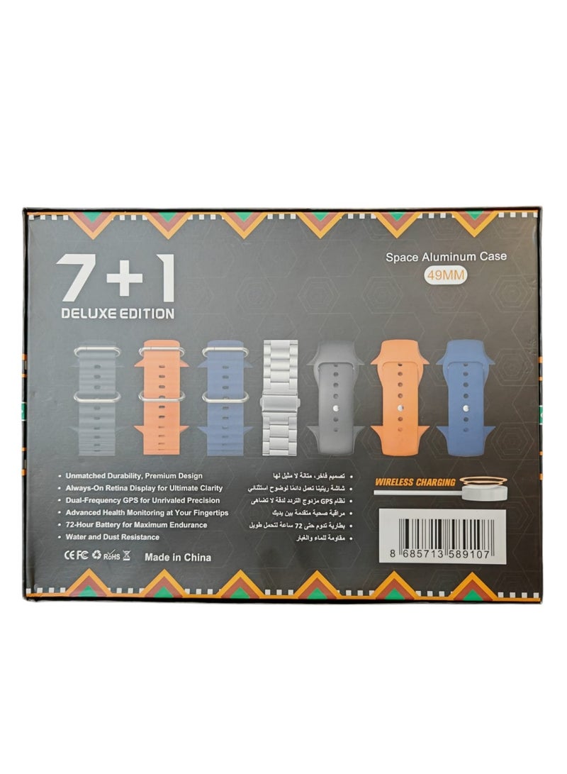 Smart Watch Ultra3 Health Fitness Tracker Sport Watch 49MM-Multicolour - Image 4