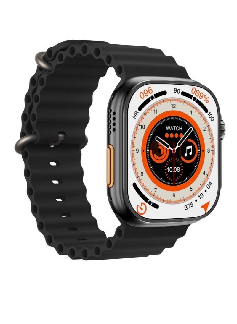 micro speed - Smart Watch HW99 Health Fitness Tracker Sport Watch 49MM-Blue - Image 1