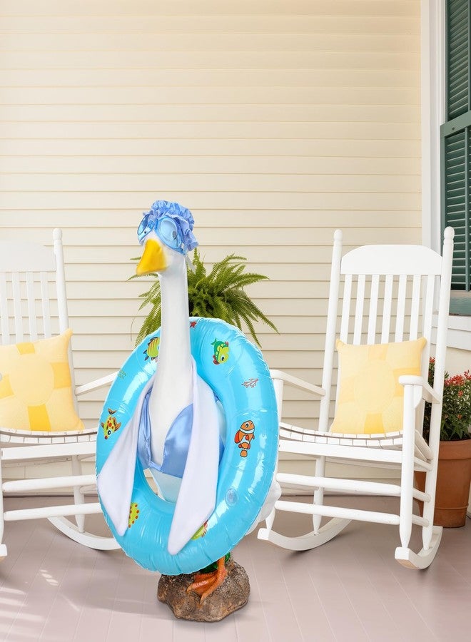 Cutecrop Bikini Goose Outfit Clothes for 23" High Cement or Plastic Goose Lawn Summer Swimming Clothing Porch Garden Costume - Image 3