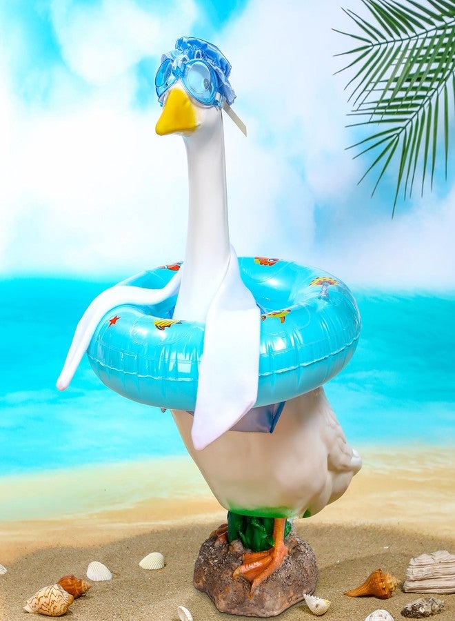 Cutecrop Bikini Goose Outfit Clothes for 23" High Cement or Plastic Goose Lawn Summer Swimming Clothing Porch Garden Costume - Image 5