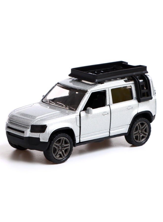 Tian Du 1:32 Scale Simulation of Land Rover Defender Diecast Model SUV – Pack of 4 Assorted Colors | Off-Road Metal Car Toy with Openable Doors & Realistic Interior for Kids & Collectors - Image 2