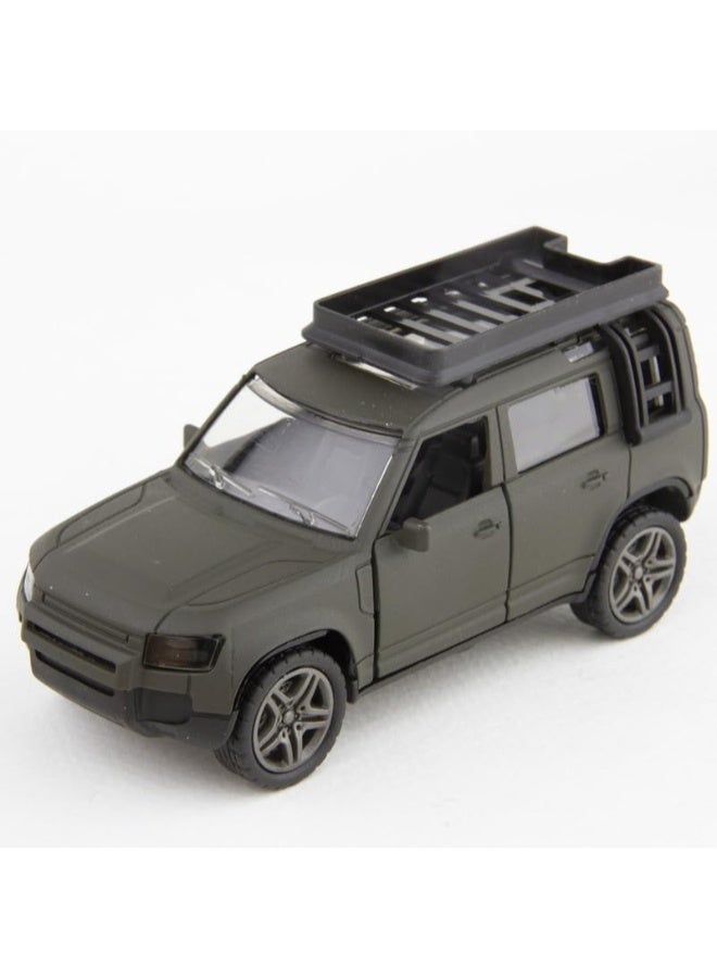 Tian Du 1:32 Scale Simulation of Land Rover Defender Diecast Model SUV – Pack of 4 Assorted Colors | Off-Road Metal Car Toy with Openable Doors & Realistic Interior for Kids & Collectors - Image 3