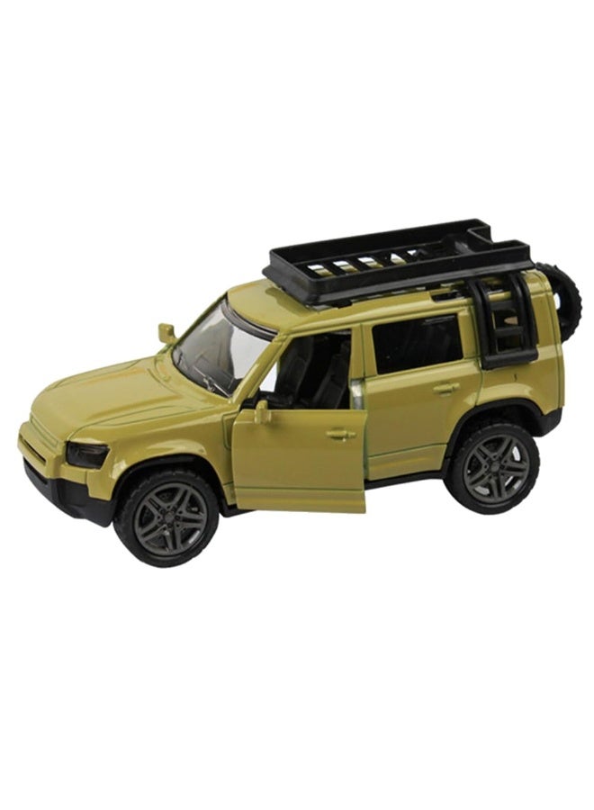 Tian Du 1:32 Scale Simulation of Land Rover Defender Diecast Model SUV – Pack of 4 Assorted Colors | Off-Road Metal Car Toy with Openable Doors & Realistic Interior for Kids & Collectors - Image 5