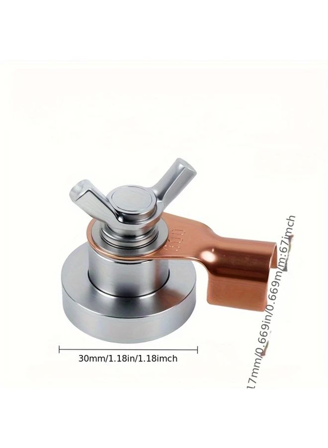 1pc Welding Ground Clamp Strong Magnetic Safe Tool Stainless Steel Purple Copper Material - Image 3