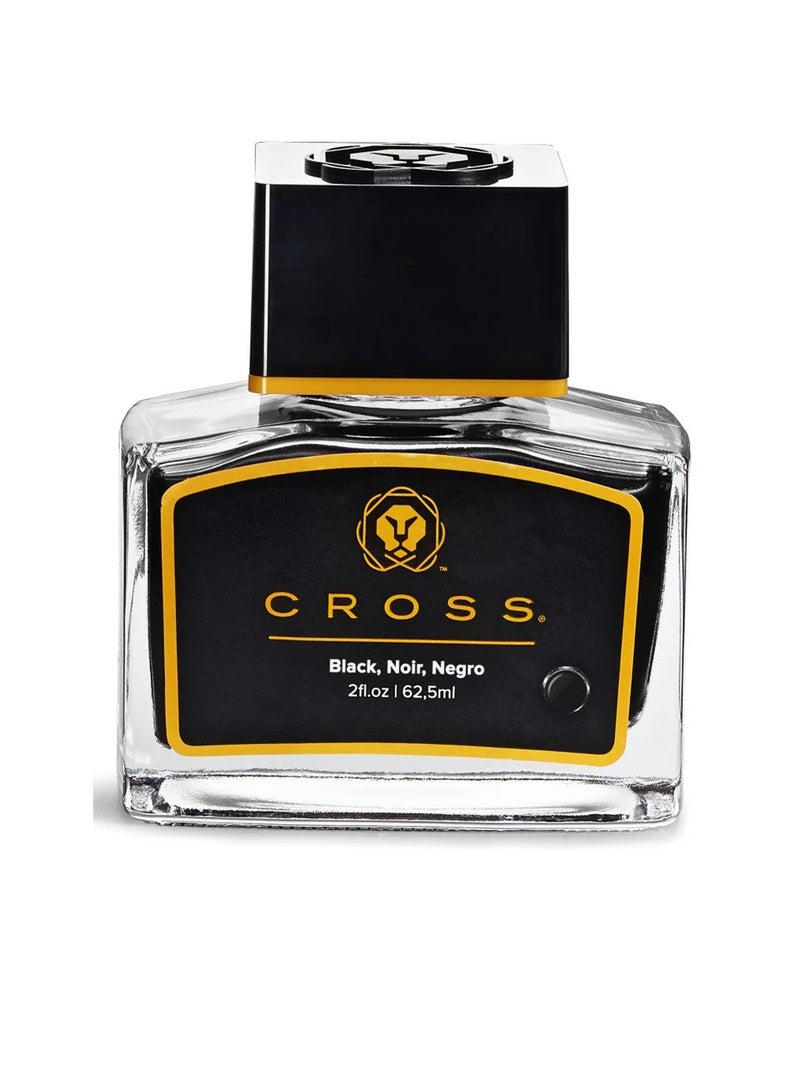 Cross 1-Piece Fountain Pen Ink Bottle 62.5ml Content Black - Image 1