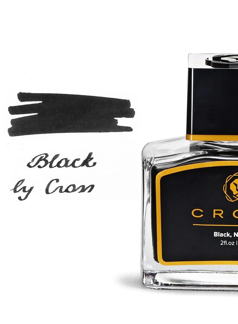Cross 1-Piece Fountain Pen Ink Bottle 62.5ml Content Black - Image 2