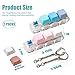 mintcaps Keyboard Fidget Toy 2Pcs Keyboard Fidget Keychain Cound Fidget Toys Clicker Fidget Toy Stress Relief Keyboard Fidget Clicker - Image 4