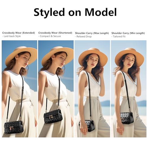 SEAVILIA PU Leather Purse Strap Replacement Crossbody Adjustable Long Thin Handmade Shoulder Handbags Strap - Image 4