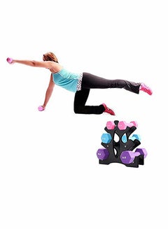 Captaintech Dumbbell Rack Stand, 3 Tier Dumbbells Weights Handle Hand Weight Tower, Holds 30 Pounds(Without Dumbbells)  - Image 3