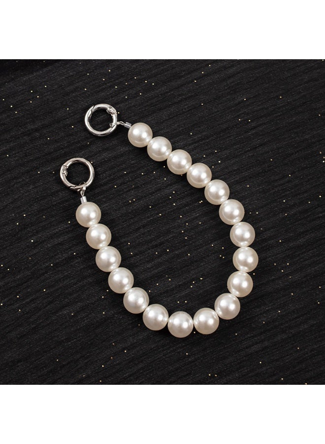 NIBEMINENT Phone Charm/ Chain Strap for Women Girls, Sling Rope Beading Cell Phone Case Lanyard Wrist Strap