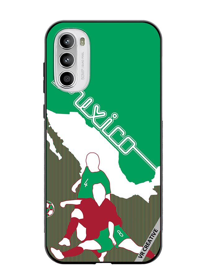 VR CREATIVE Protective Case Cover For Motorola Moto G82 Mexico Football Soccer Players Design Multicolour - Image 1