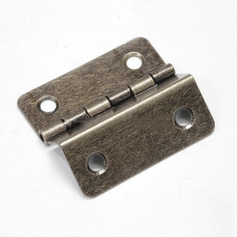 10pcs 3 Fold Right Angle Metal Hinges 4 Holes for Kitchen Cabinet Furniture - Image 5