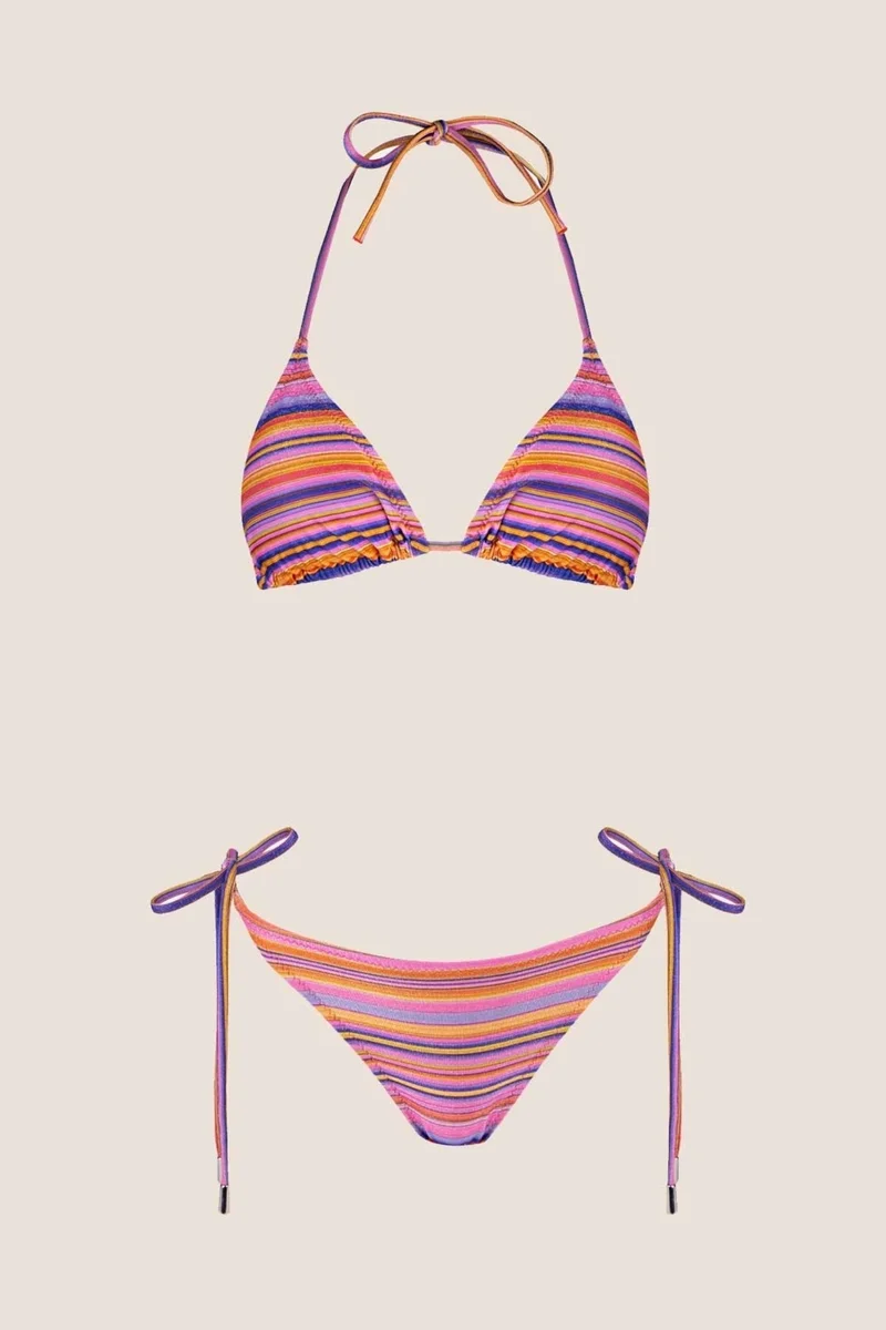 اي يلديز Crescent Moon 40735 Pink Glittery Bikini Set