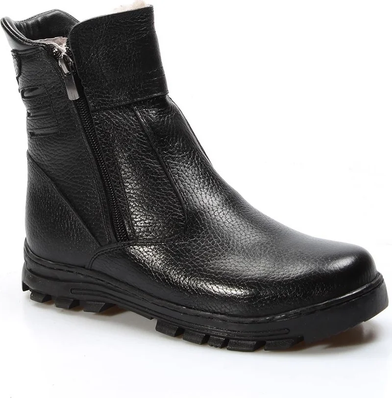 Fast Step Unisex Genuine Leather Fur Winter Comfortable Daily Kids Classic Boots 770kfa202
