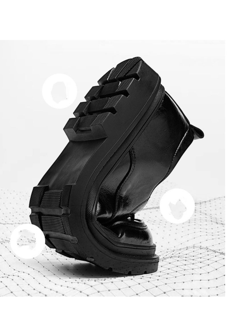 CARTELO Men's Leather Shoes, Business Casual Shoes  - Image 4