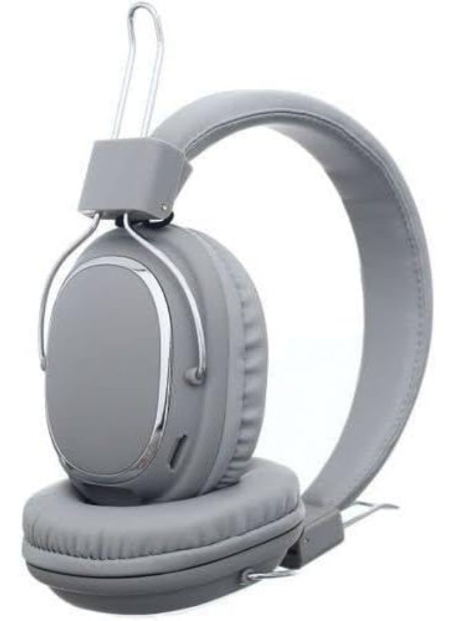 SODO SD-1004 Wireless Bluetooth Headphones, 40mm Stereo Sound, Supports TF External Memory Card, Up to 8 Hours Playtime, Comfortable Design with Soft Adjustable Ear Cushions, Silver Color - Image 2