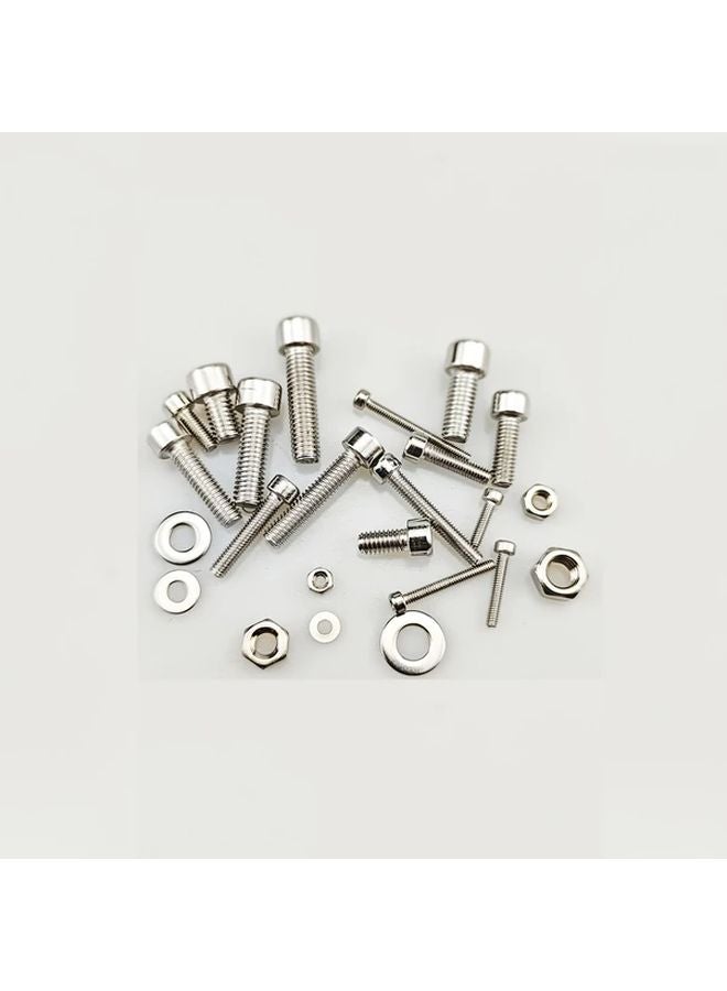 880 قطعة مجموعة أجهزة رأس الكأس بسداسي داخلي مسامير M2 M3 M4 M5 صواميل حلقات علبة منظِّم - Image 5