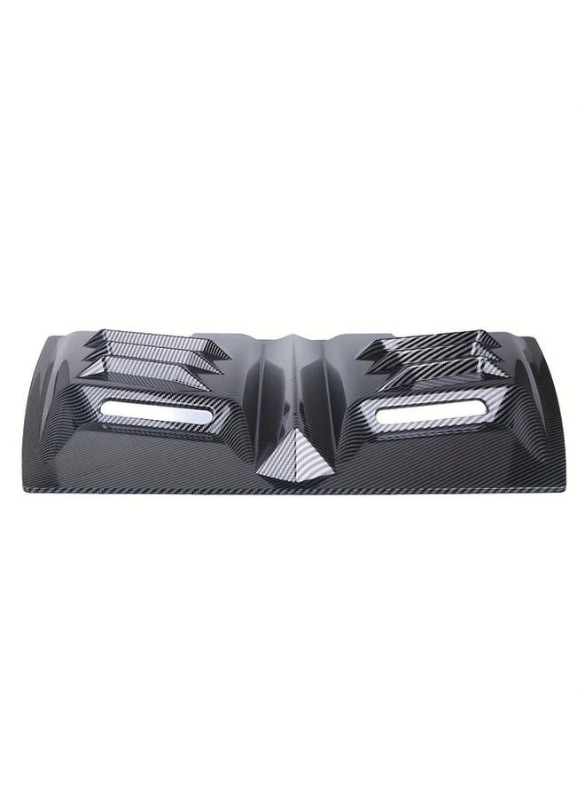 Black Car Hood Ventilation Cover Air Intake Grille For Truck Modification - Image 5