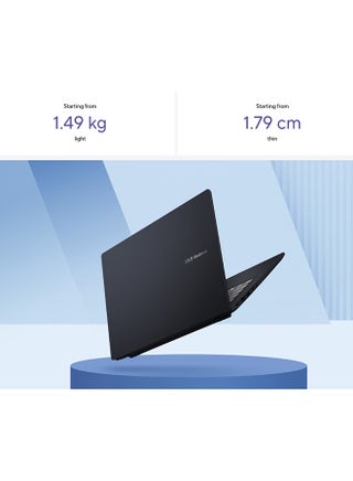 Vivobook 14 Laptop With 14 Inch WUXGA (1920 x 1200) Display 60Hz, Qualcomm Snapdragon X Processor /16GB RAM DDR5/512GB SSD/Windows 11 Home/ English/Arabic Quiet Blue - view 4