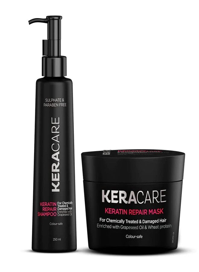 God.Rej Profesional Shampoo 250 ML and Mask 200 Gram (Keracare - Repair - D)