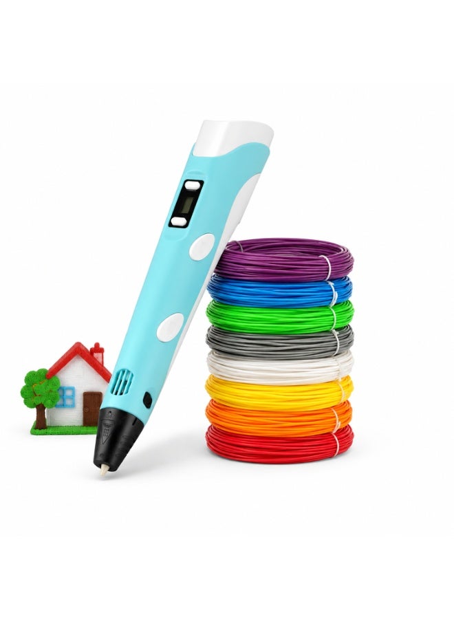 EVERSTRIDE 3D Printing Drawing Pen for Kids 10+ Years | DIY 3D Art Pen with 1.75mm Plastic Filament | Multi-Functional Home Use Creative Toy | Multicolor Educational Birthday Gift - Image 1