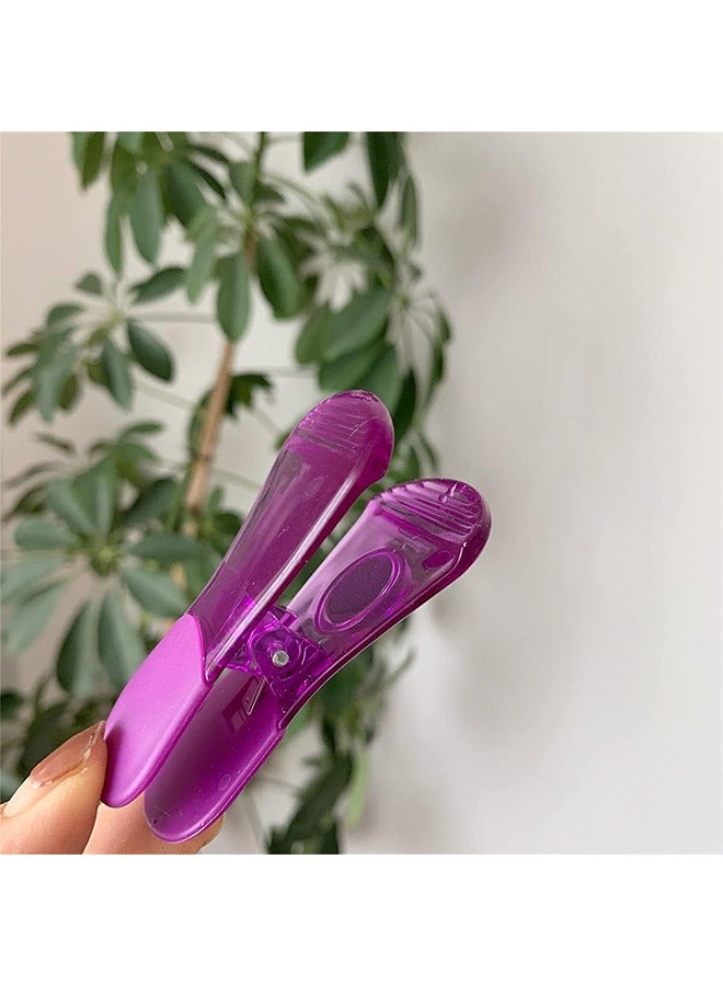 Magnetic Multipurpose Bag Clips Classic Wide Bag Clips Food sealing clip ​Plastic Heavy Seal Grip (6 pcs)  - Image 3