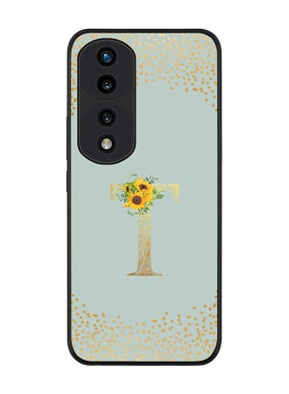 Rugged Black edge case for Honor 70 Pro Slim fit Soft Case Flexible Rubber Edges Anti Drop TPU Gel Thin Cover - Custom Monogram Initial Letter Floral Pattern Alphabet - T (Light Grey ) - pzsku/Z8C45F71DA6C8DEE0999DZ/45/_/1673876681/e1a85dd7-c9d6-4a6b-98b6-27368b4ac825
