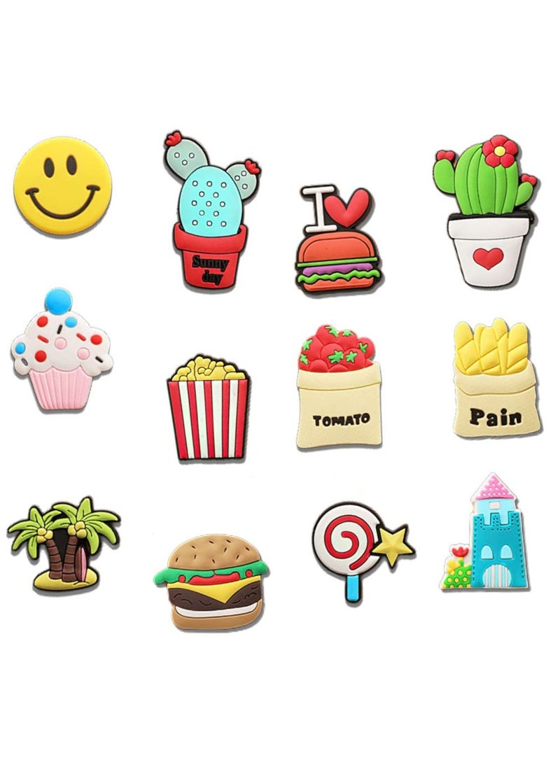 12pcs Cartoon Food Refrigerator Magnets for Kids - Strong Soft Rubber Educational Magnetic Stickers for Kitchen & Office Whiteboards - pzsku/Z8C460054234924128097Z/45/_/1722509469/2119f697-1484-4dc0-9062-6c7b6984f943