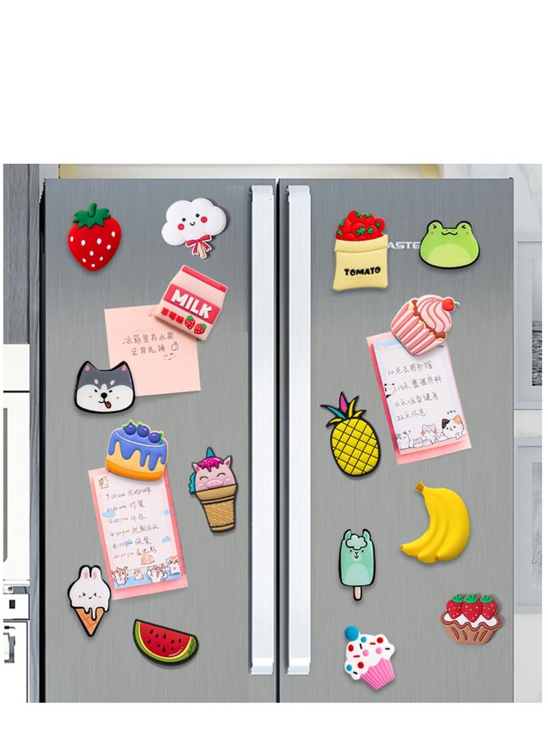 12pcs Cartoon Food Refrigerator Magnets for Kids - Strong Soft Rubber Educational Magnetic Stickers for Kitchen & Office Whiteboards - pzsku/Z8C460054234924128097Z/45/_/1722509470/c8220608-e4ee-4122-96fc-a924b225c9e9