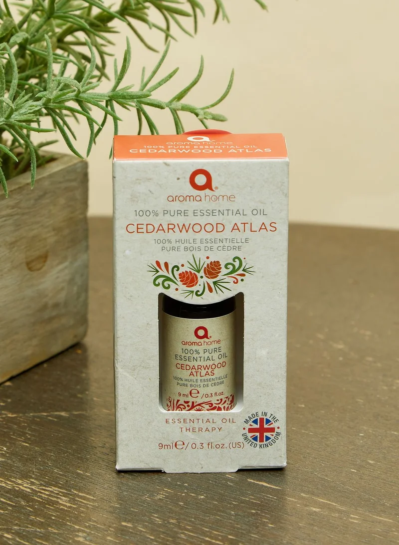Aroma Home Cedarwood Atlas Essential Oil 9Ml