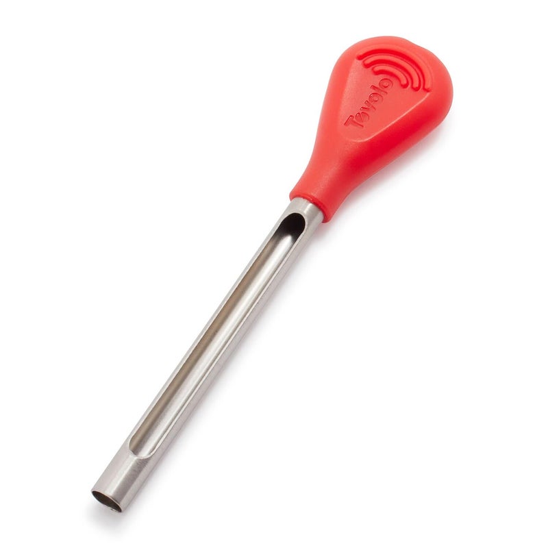 Tovolo Tovolo Strawberry Huller Stainless Steel Fruit Huller  Pitter Reusable Strawberry Stem Remover With EasyGrip Handle DishwasherSafe  BPAfree 