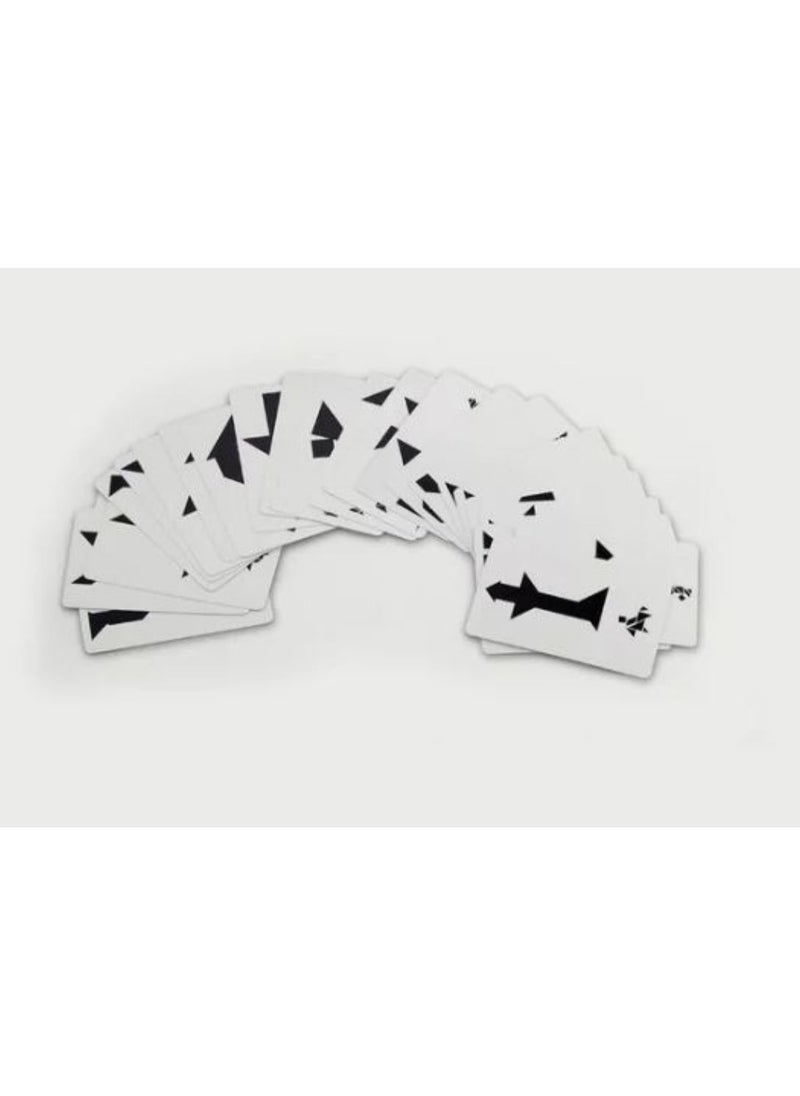VIGA - Educational Wooden Tangram Set with Challenge Cards - Image 1