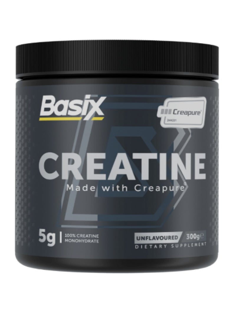 باسيكس كرياتين مع كريبور - بدون نكهة - 300 غرام - 60 حصة