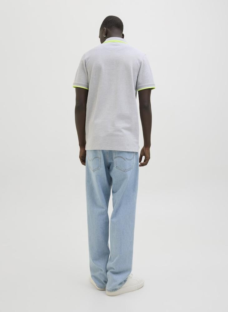 JACK & JONES Jjepaulos Logo Print Polo Shirt  - Image 2