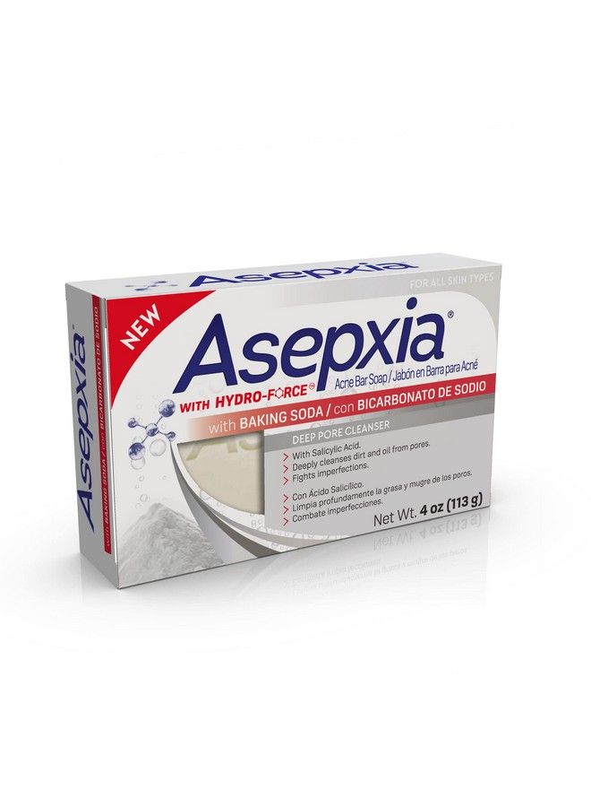 Asepxia Deep Cleansing Acne Treatment Bar Soap With Baking Soda And 2% Salicylic Acid 4 Ounce - Image 3